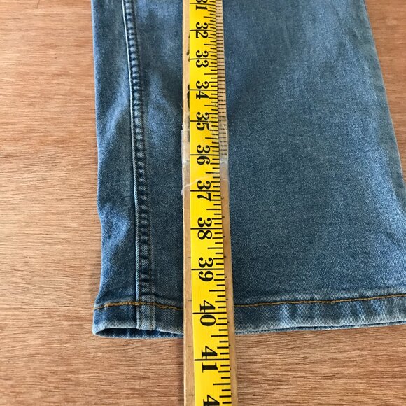 TPJ Slim Thick Jeans Men 38x30 Gray Mid Rise Stretch Comfort 17116 - Picture 5 of 12